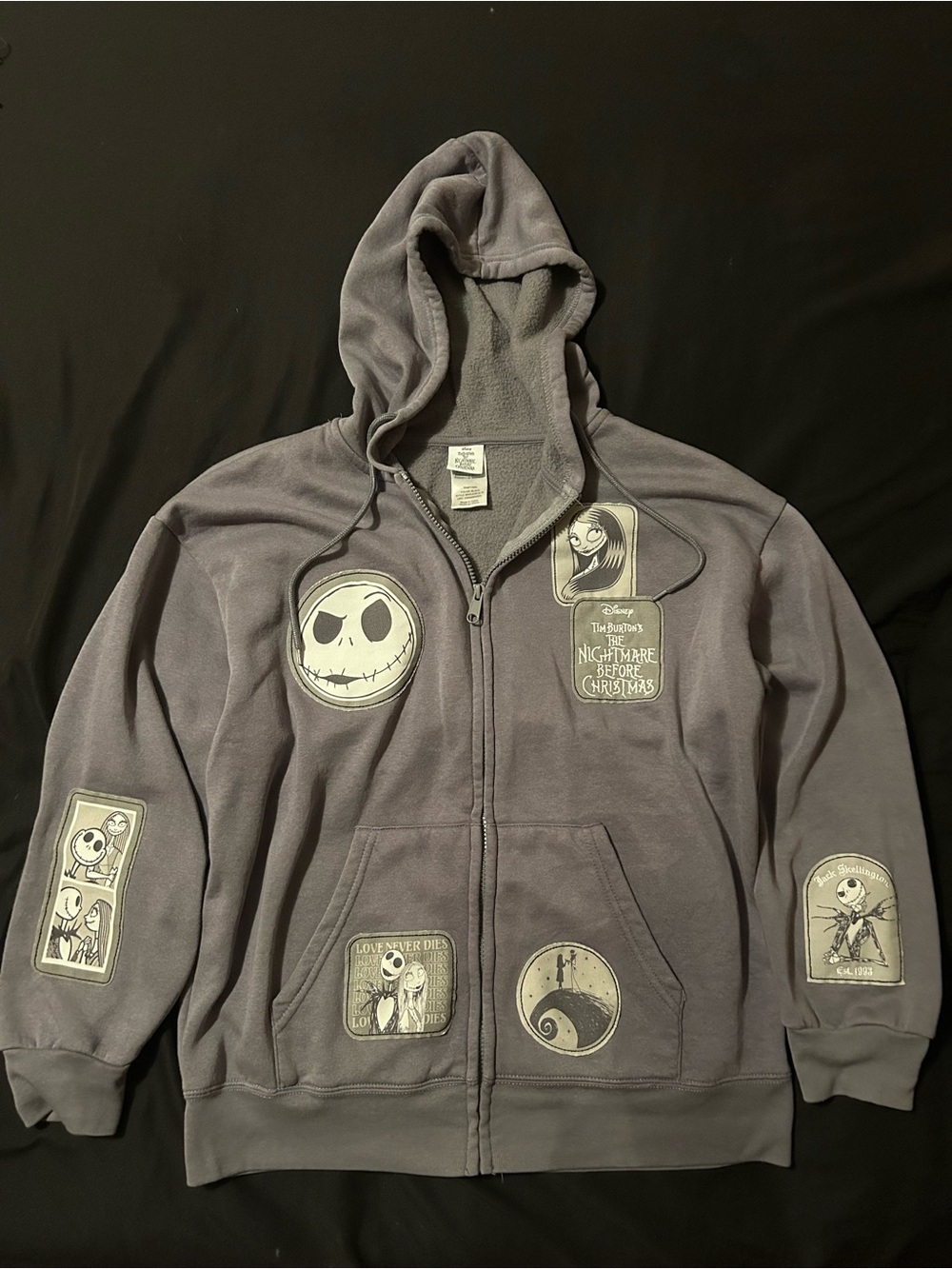 The Nightmare Before Christmas Zip-Up Hoodie